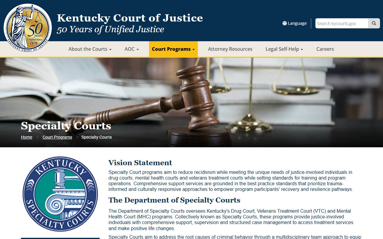 Lincoln County Circuit Court records and Kentucky Specialty Courts overview