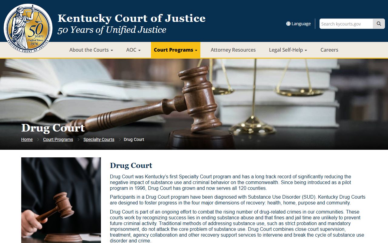 Lincoln County Circuit Court records and Kentucky Drug Court information
