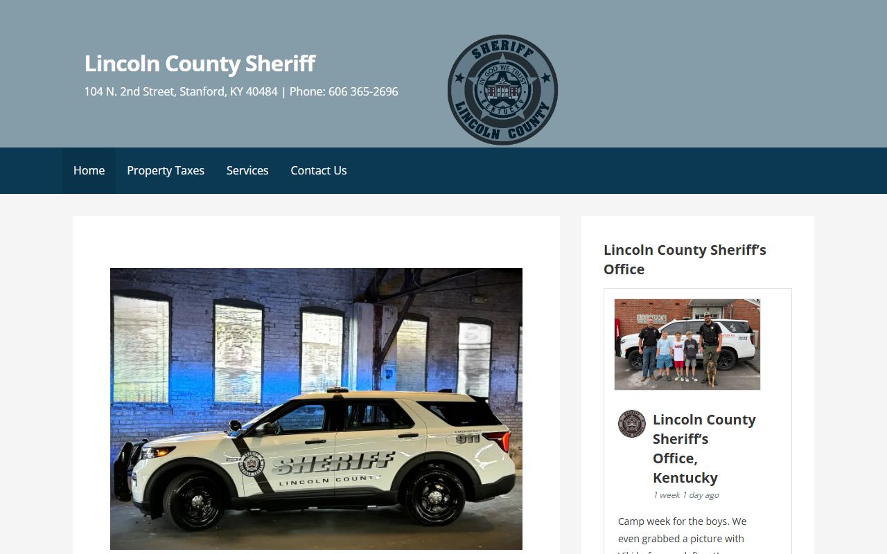 Lincoln County Court records sheriff source