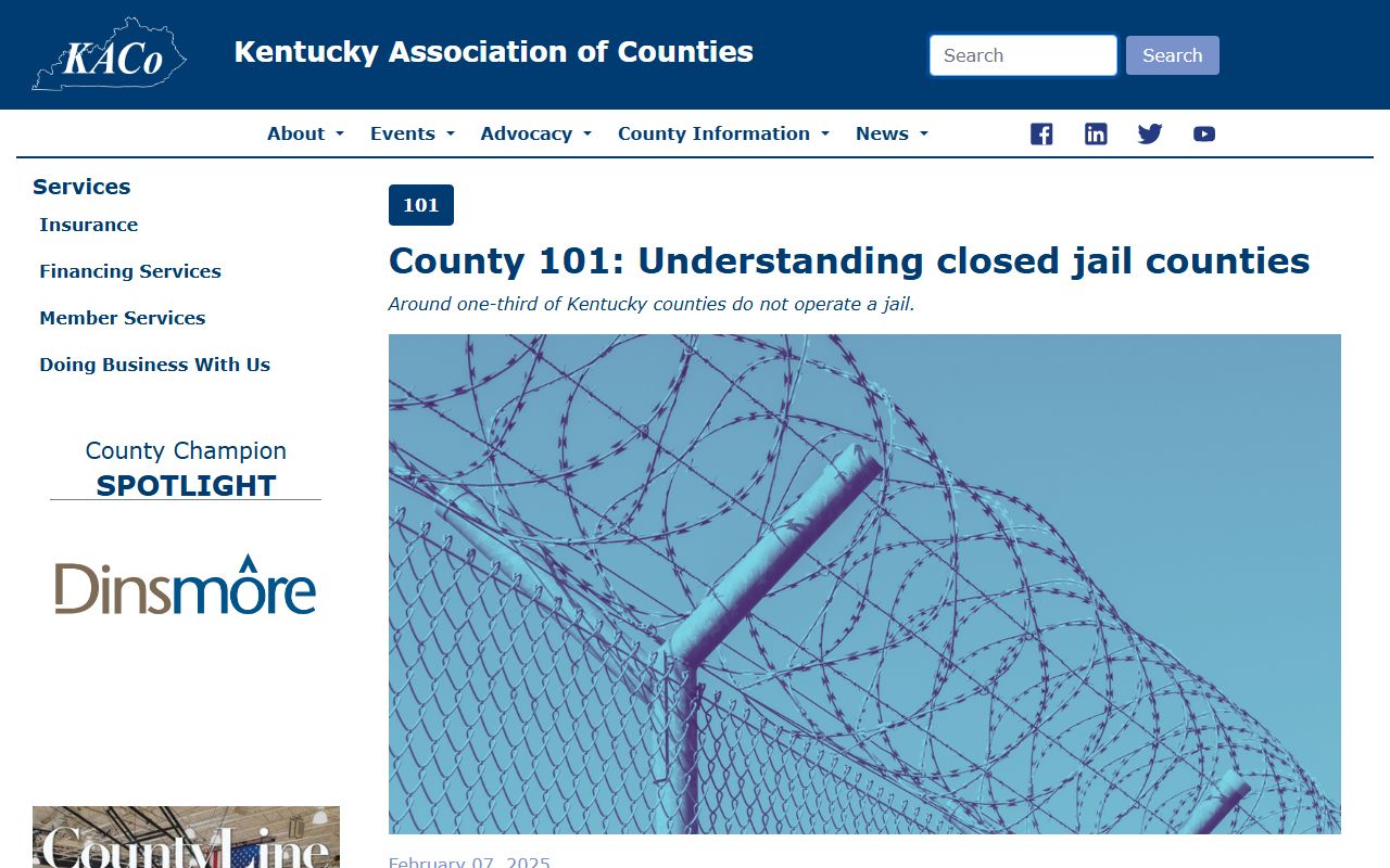 Lincoln County inmate records closed jail county caveat