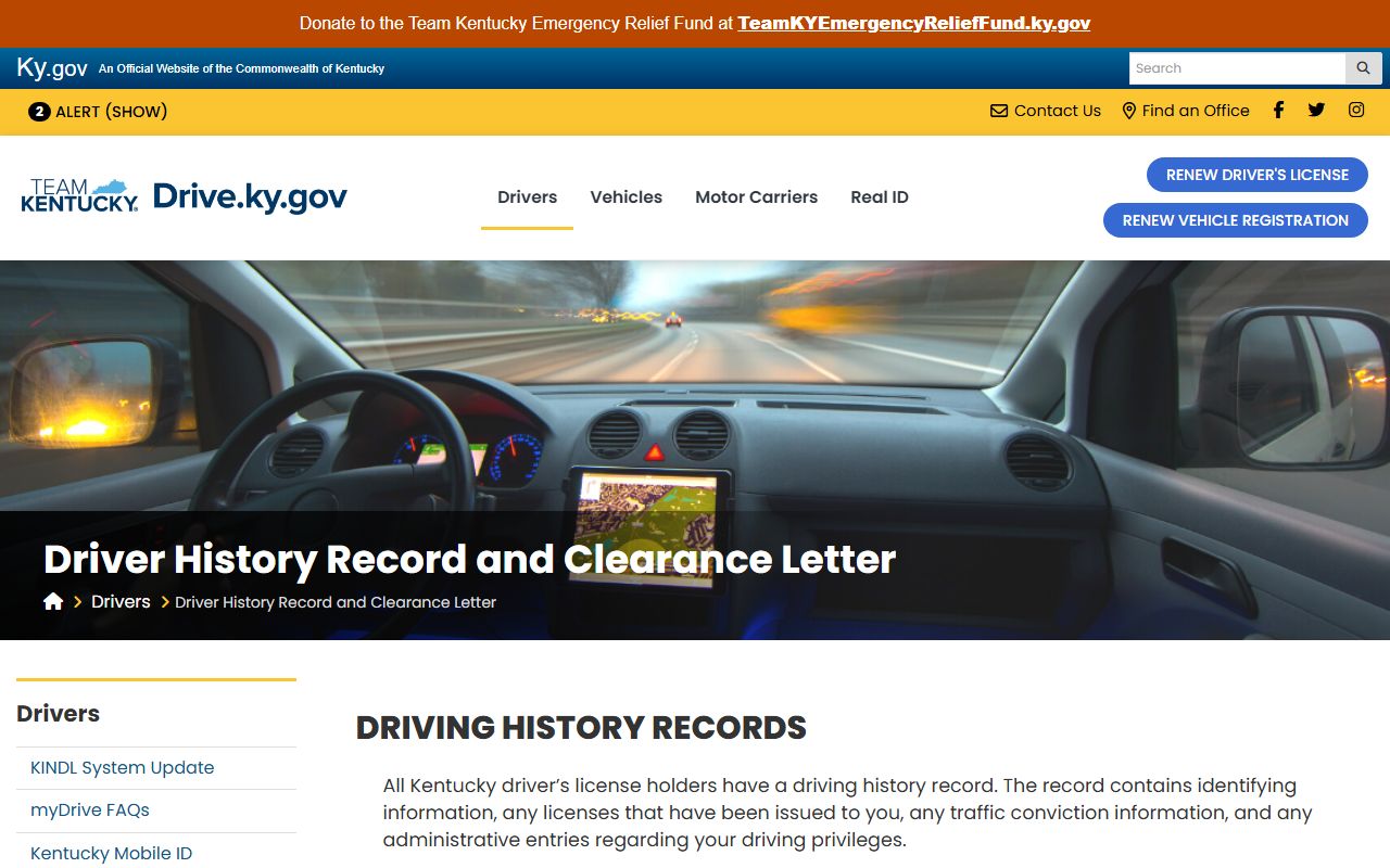 Lincoln County traffic court records driver history record access