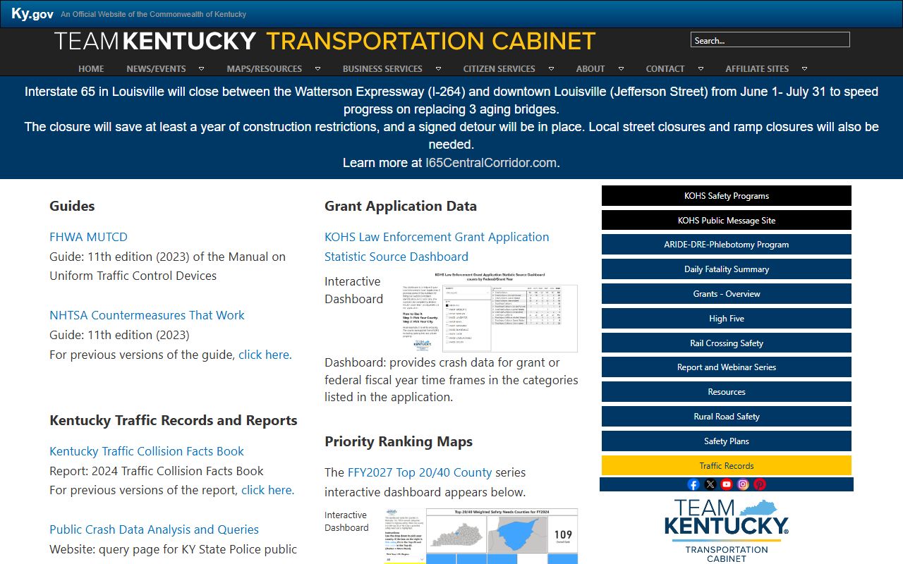 Lincoln County traffic court records crash data and traffic safety resources